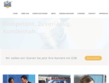 Tablet Screenshot of gsb-online.de